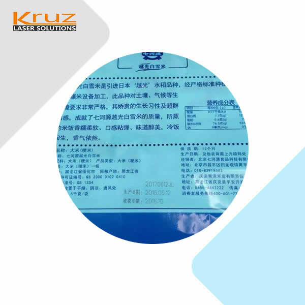 Plastic laser marking